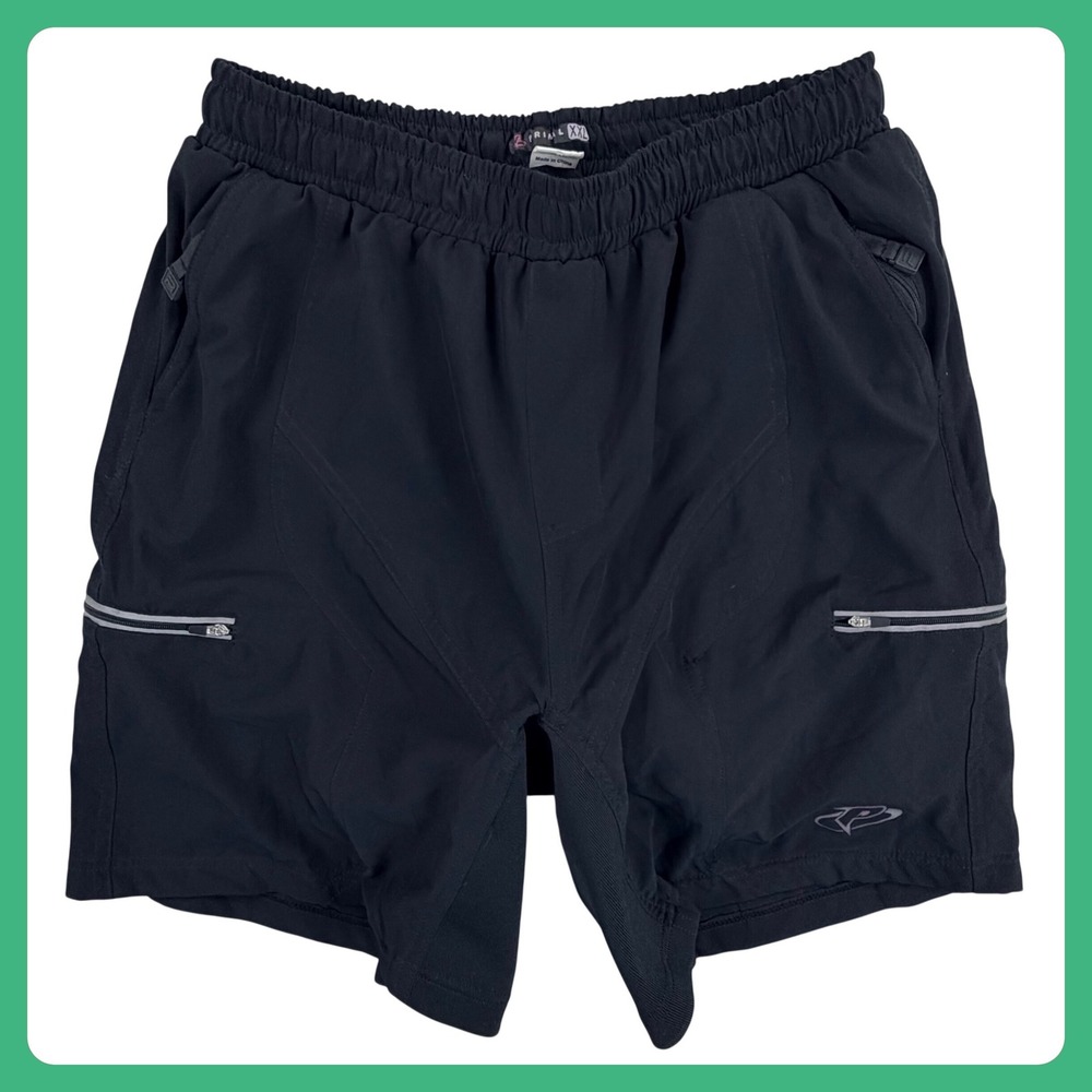 Primal MTB Padded Cycling Shorts Women "XXL" M Black Pockets Mesh Mountain Bike
